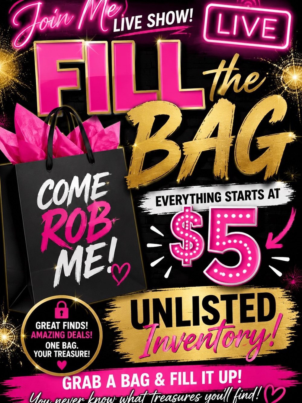 For Live Show Unlisted inventory